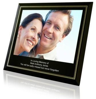 Engraved Memorial Photo Frames