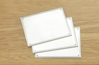 FleurKrem NP Plastic Cremation Name Plate