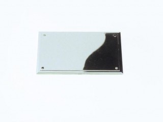 Nickel Plated Plastic Name Plates 