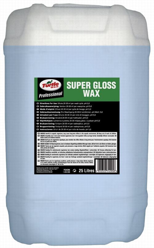 FG4295 Turtle Wax Standard Super Gloss Wax 25Ltr