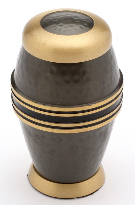 Brass Keepsake 3" (Ascot Black Keepsake UU400001C) Token Ashes