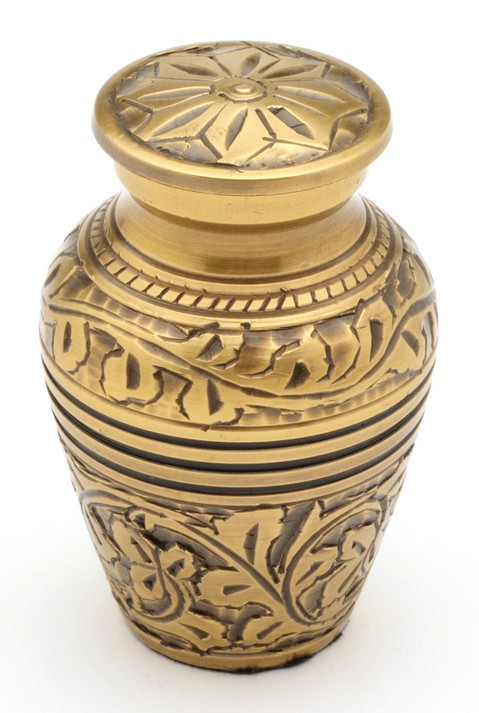 Brass Keepsake 3" (Banbury Brass Keepsake UU400008A) Token Ashes