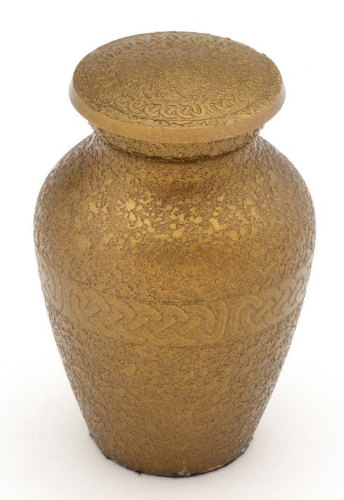 Brass Keepsake 3" (Bath Gold Keepsake UU400009A) Token Ashes