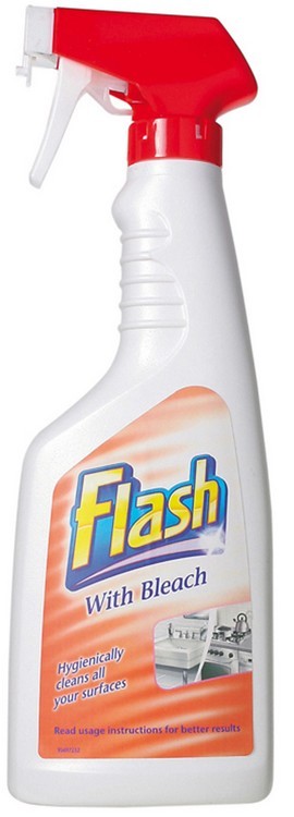 Flash Kitchen Spray with Bleach 6 x 750ml
