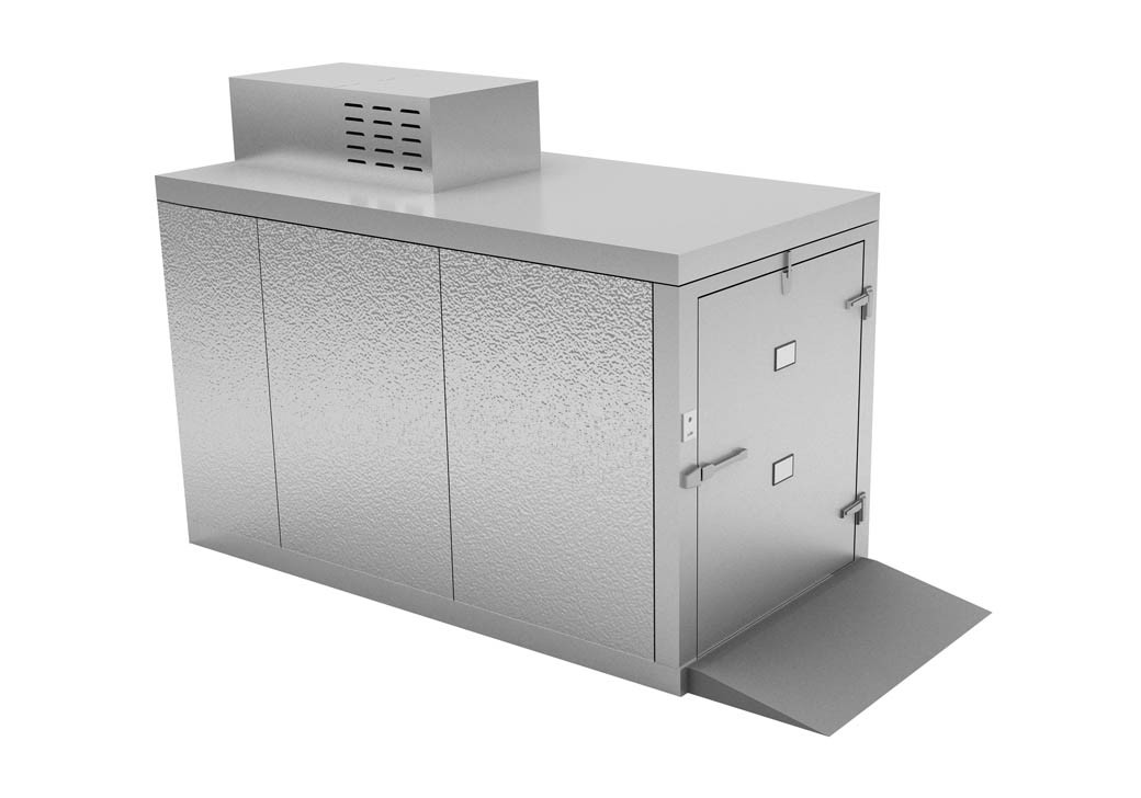 Mortuary Fridge 2 body roll in  - for  27" Tray Carrier  - KB300
