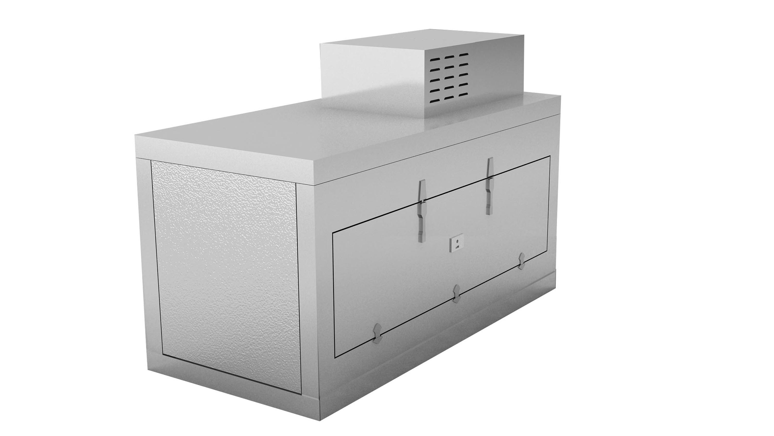 Mortuary Fridge 1 BODY -  Side opening (Conveyor Style) - KI100
