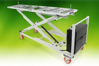 Mortuary Fridge Scissor Lifter Long Top - Electro and Manual Hydraulic