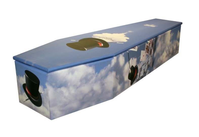 Magic Cardboard coffin