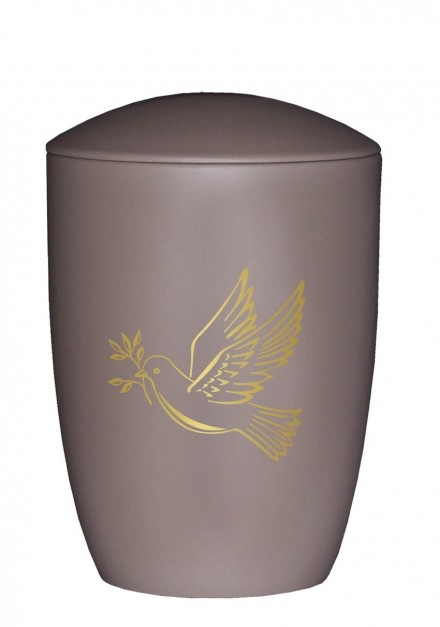WALTON MOCHA DOVE CREMATION ASHES URN