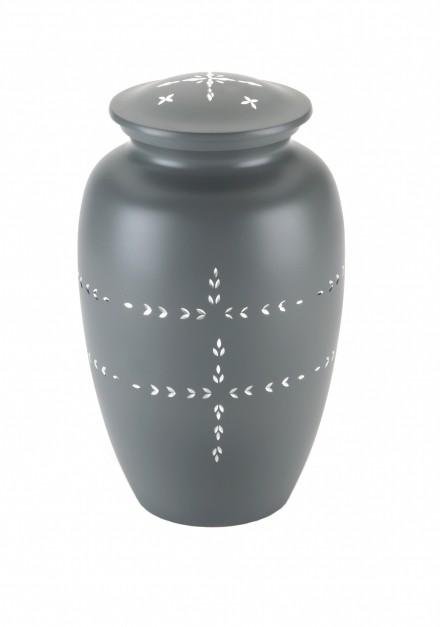 LEWES GREY CREMATION ASHES URN