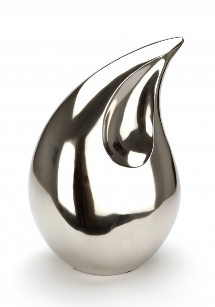 GRADE B TIVERTON NICKEL CREMATION ASHES URN 13"