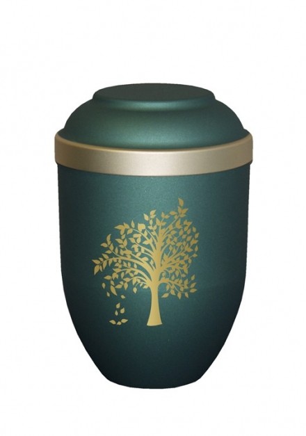 TREE GREEN BIO CREMATION ASHES URN