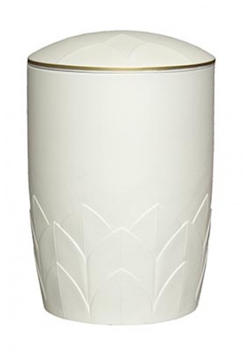 LERWICK WHITE CREMATION ASHES URN