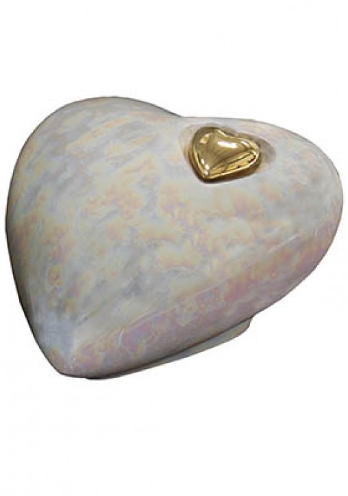 HARBURY HEART PEARL CREMATION ASHES URN