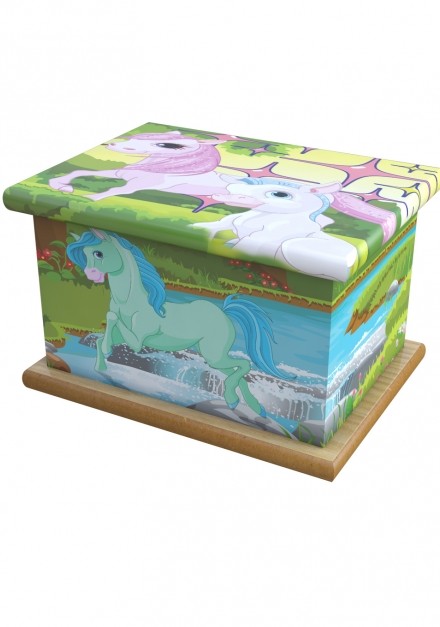 My Little Pony Child Cremation Ashes Wooden Child/Infant Urn 