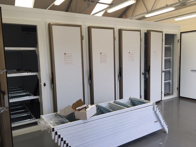 Multiple door mortuary cabinet - Shrewsbury 