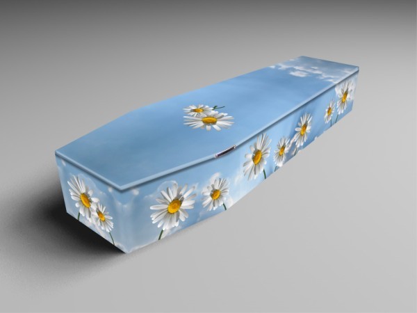 Summerdays, grass, gardener printed coffins