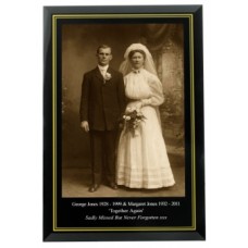 Engraved Memorial Photo Frames