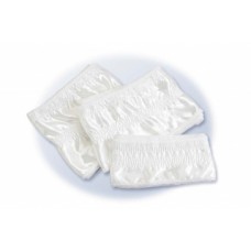6" Premium White Satin Frill