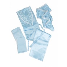 Male Blue Gown + 9" Frill Blue Set