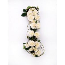 Eternity Rose/Willow Swag Cream 