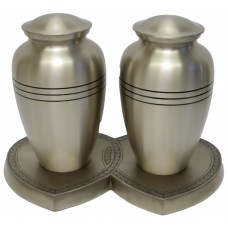 CHEADLE PEWTER COMPANION CREMATION ASHES URN