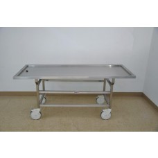 Mortuary table trolley