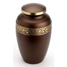 Large Brass Urn (Derby Chocolate UU100013A 210 CI)