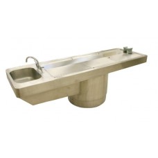 Downdraft Ventilated Mortuary Table with Integrated Sink