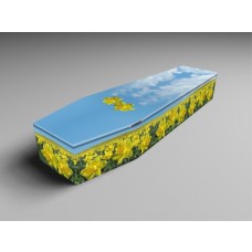 Fairy Garden, Daffs, Fressias printed coffins
