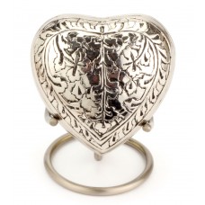 Heart Keepsake (Banbury Nickel Heart UU410001L) Token Ashes