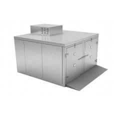 Mortuary Fridge - 4 Body Roll in - For 27" Tray Carrier - KB400