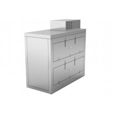 Mortuary Fridge (2 BODY) - Side Opening (Telescoping) - KC200