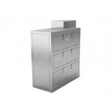 Mortuary Fridge (3 BODY) - Side Opening (Telescoping) - KC300