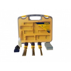 Stone Mason's Three Chisel Set w/ Sharpening Stone