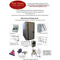 Mortuary 7 piece package deal complete
