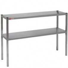 Stainless Steel Two Tier Free Standing Shelf