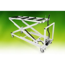 Mortuary Fridge Scissor Lifter Short Top - Manual Hydraulic