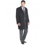 Short Funeral overcoat cashmere blend