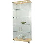Beech Glass cabinet - Integrated lighting unit B-RS1