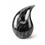 TIVERTON BLACK CREMATION ASHES URN