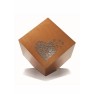 BEAMINSTER KUBE MIRROR HEART CREMATION ASHES URN