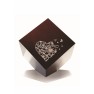 BEAMINSTER KUBE MIRROR HEART CREMATION ASHES URN
