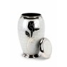 CREWE WHITE CREMATION ASHES URN