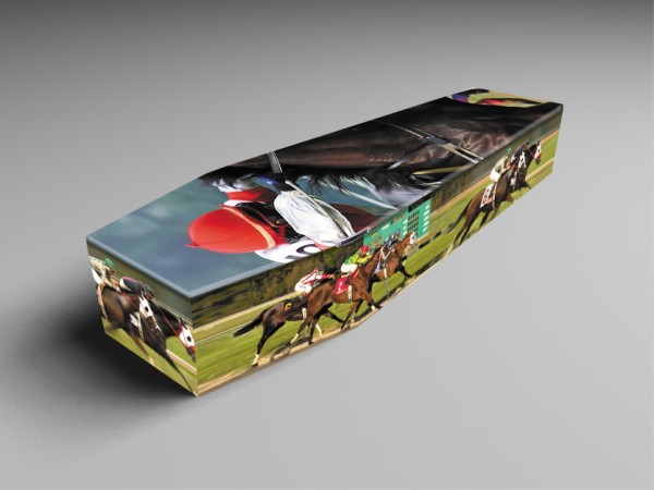 Racehorse2, Rowing and football shirt printed coffins-0