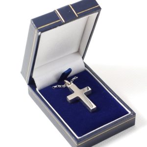 Sterling Silver Cross - engraved-0