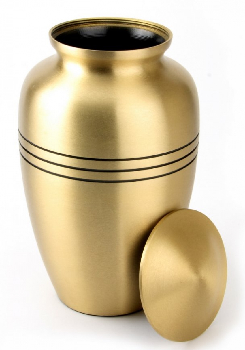 CHEADLE BRASS COMPANION CREMATION ASHES URN 2