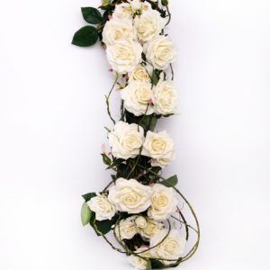 Eternity Rose/Willow Swag Cream -0