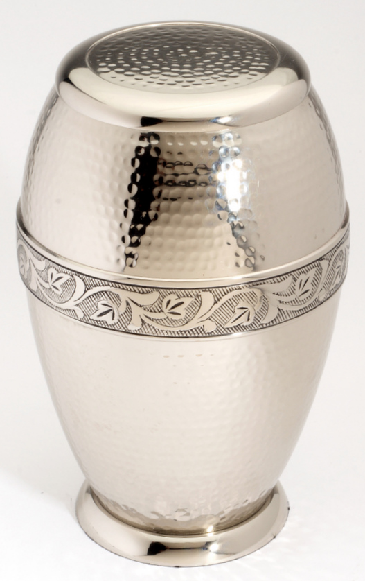 ASCOT NICKEL CREMATION ASHES URN