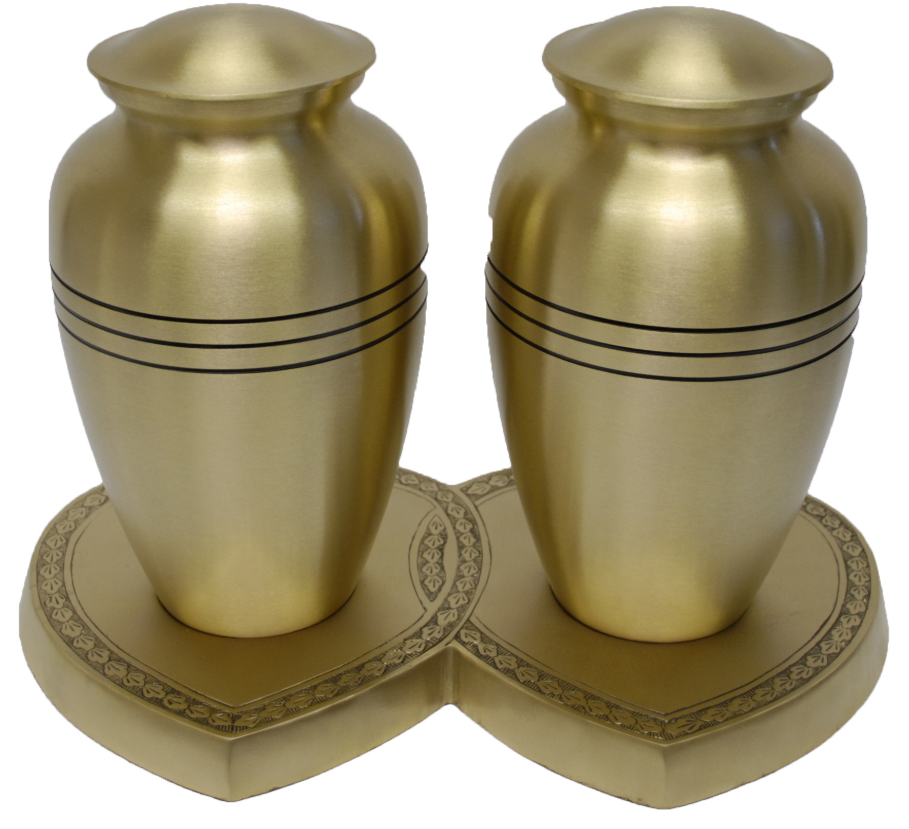 CHEADLE BRASS COMPANION CREMATION ASHES URN